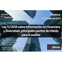 50160641 - Ley 11/2018 sobre Información no financiera y diversidad: principales puntos de interés para el auditor