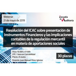 50164017 - Resolución del ICAC sobre presentación de Instrumentos Financieros