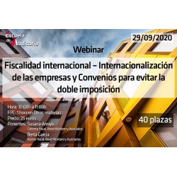 50182732 - Fiscalidad internacional – Internacionalización de las empresas y Convenios para evitar la doble imposición