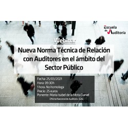 50190503 - Nueva Norma Técnica de Relación con  Auditores en el ámbito del Sector Público