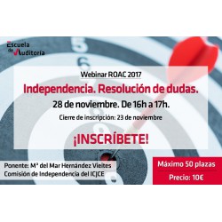 50145231 - Resolución de dudas ROAC 2017 - Independencia