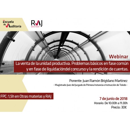 La venta de la unidad productiva. Problemas básicos en fase común y en fase de liquidación